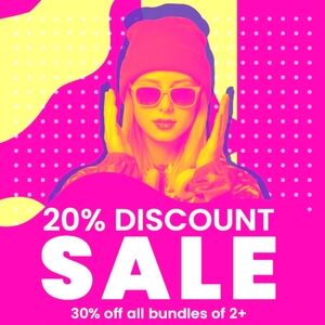 SCHOOL'S (almost) OUT 20% off SALE